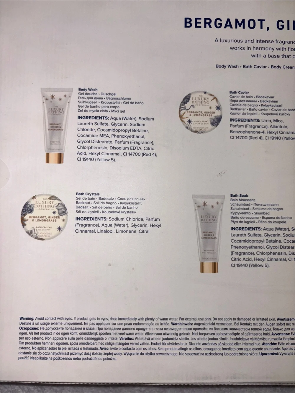Bergamot luxury bathing